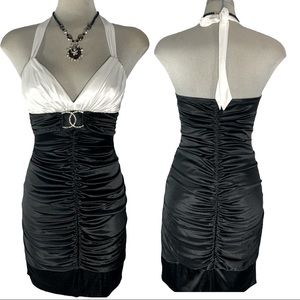 City Triangles Black and White Designer  Dress